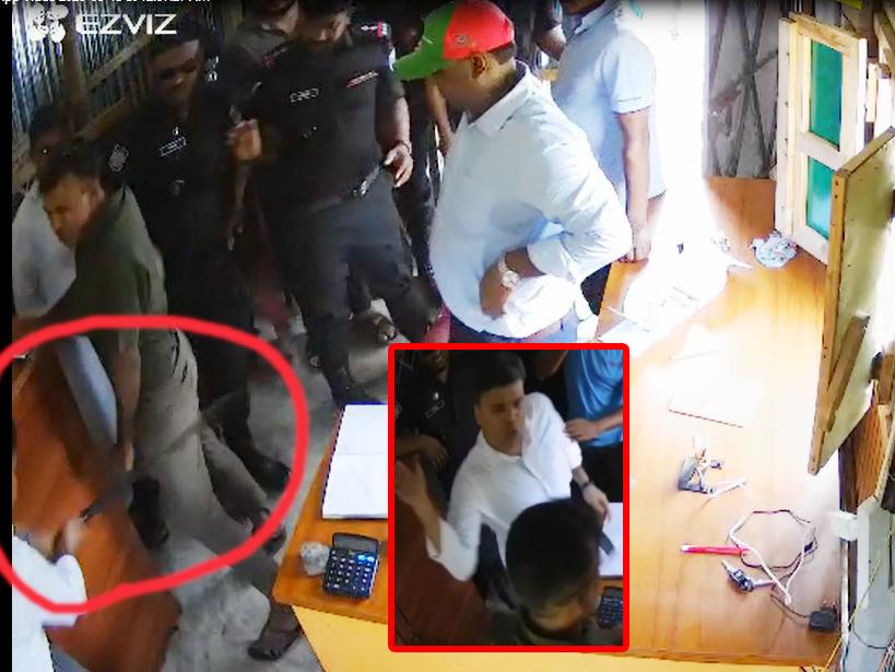 বালুমহালের কর্মচারীকে ত্রিশালের ইউএনওর মারধর, সিসিটিভি ফুটেজ ভাইরাল