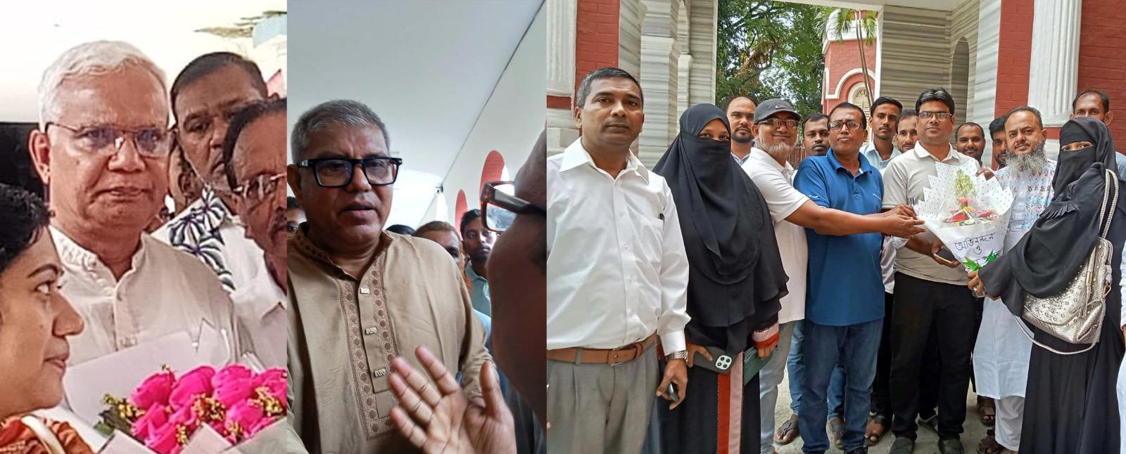 ময়মনসিংহে সমাজকল্যাণমন্ত্রীকে ফুলেল শুভেচ্ছা