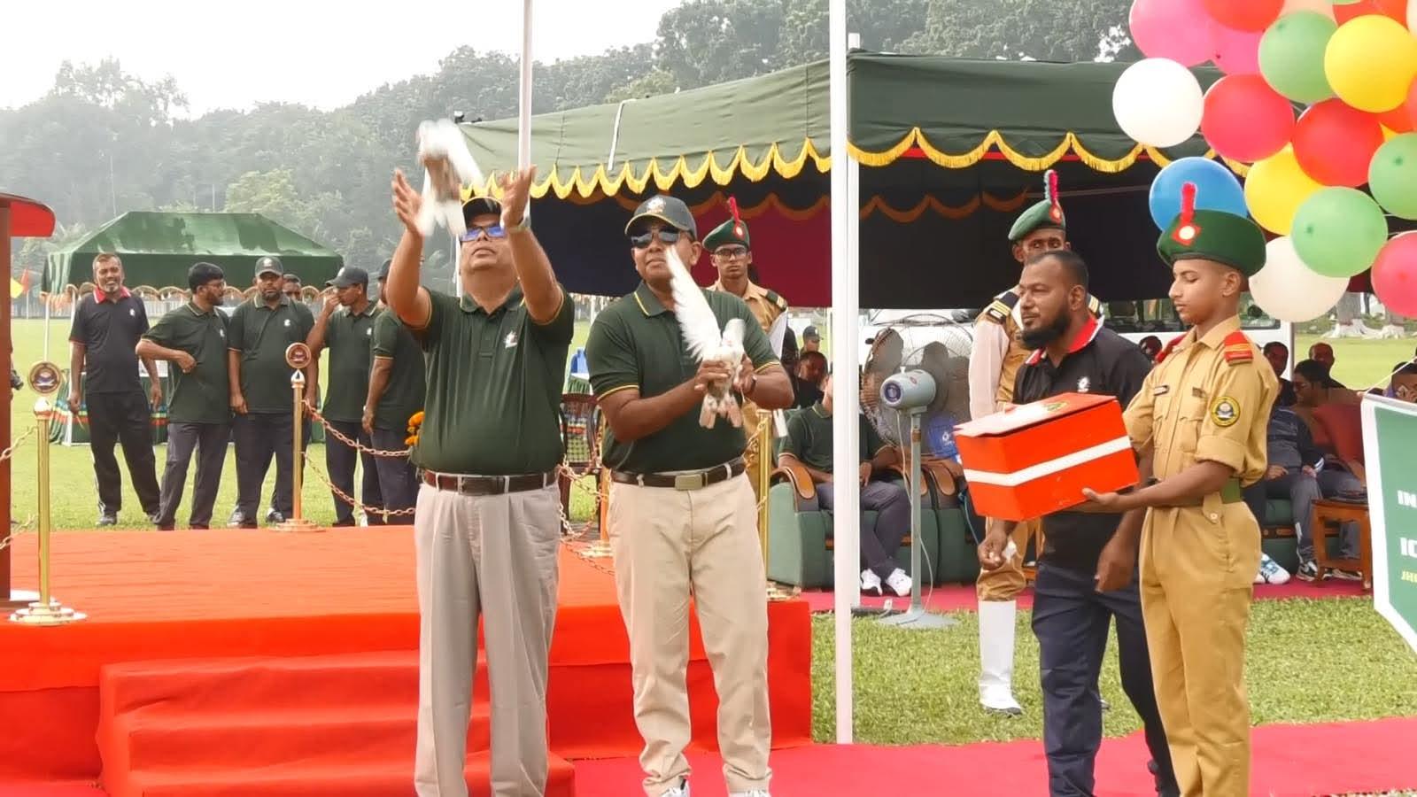 ঝিনাইদহে আন্তঃক্যাডেট কলেজ ফুটবল প্রতিযোগিতা উদ্বোধন