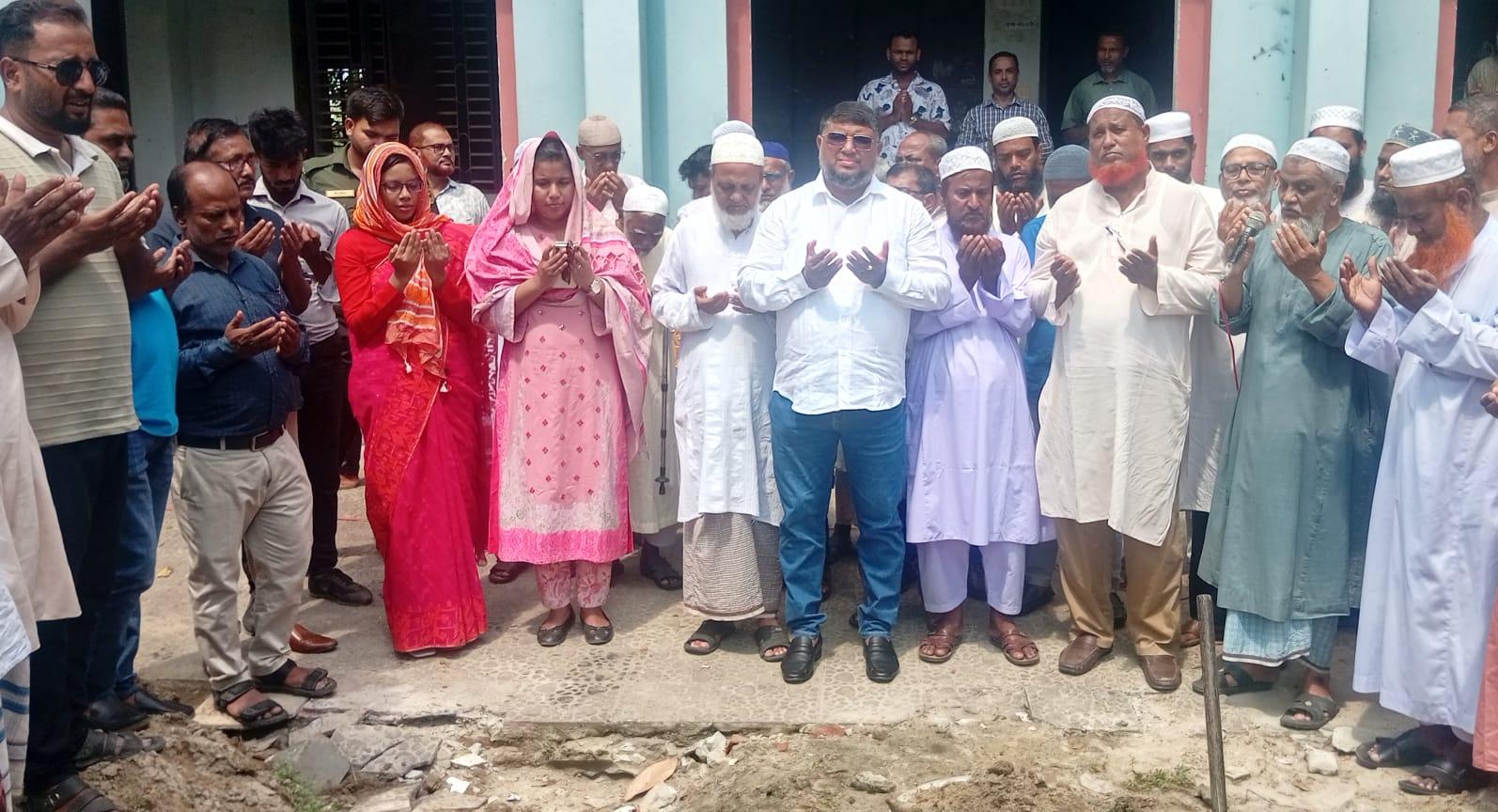 পাঁচবিবিতে মাদ্রাসার চারতলা একাডেমিক ভবনের ভিত্তিপ্রস্তর স্থাপন