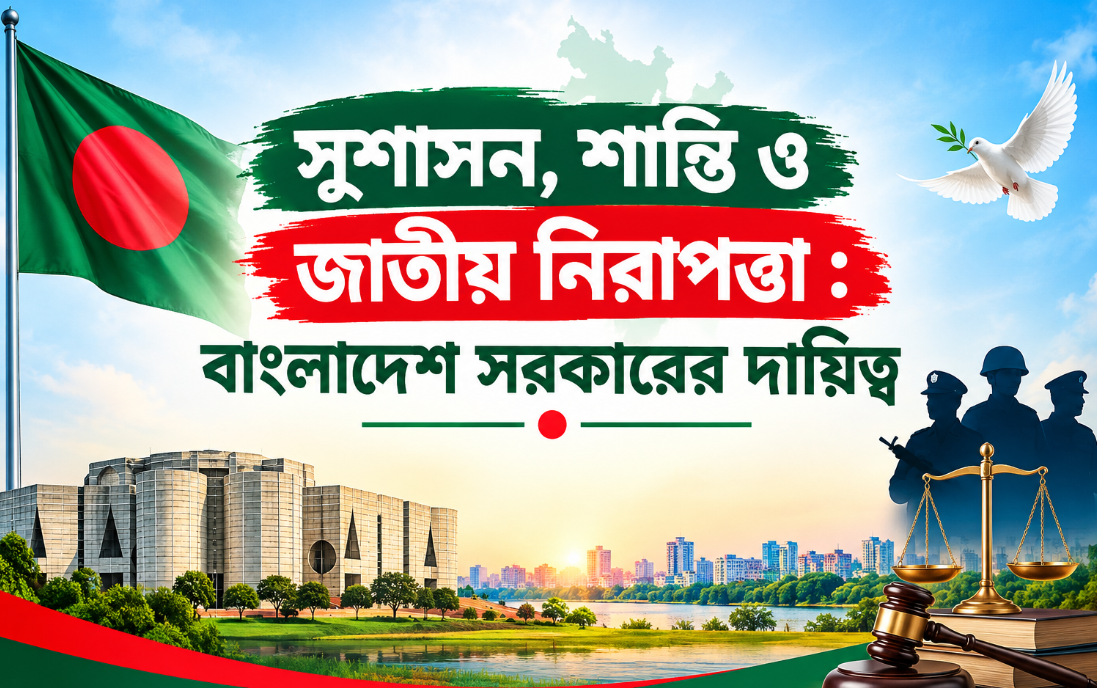 সুশাসন, শান্তি ও জাতীয় নিরাপত্তা : বাংলাদেশ সরকারের দায়িত্ব