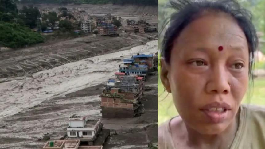 ‘চোখের সামনে ভেসে গেল পরিবার’ বন্যায় বেঁচে ফেরাদের ভয়াবহ বর্ণনা