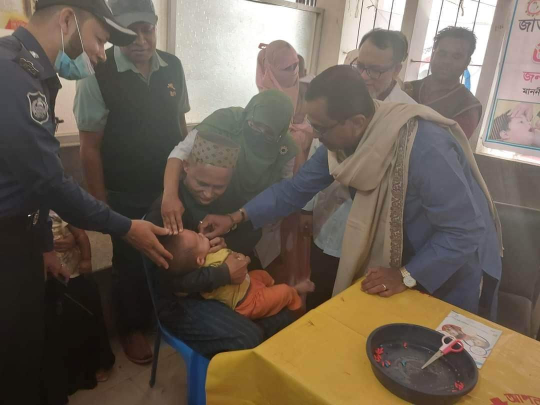 নান্দাইল জাতীয় ভিটামিন এ প্লাস ক্যাম্পেইন শুভ উদ্বোধন।